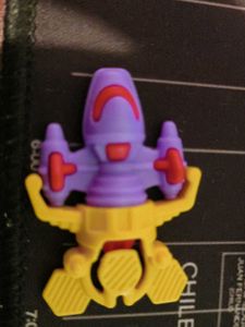 kinder Joy toys Purple &amp; Yellow Toy Figurine