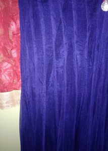 Elegant Blue Anarkali Kurta