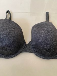 Gray Heathered Padded Bra