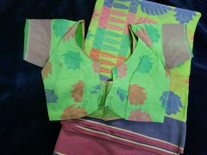 Vibrant kota Saree with Blouse