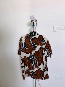 Men's Tropical Floral Print Shirt
