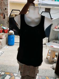 Premium Black Plus Size Highly Stretchable Camisol