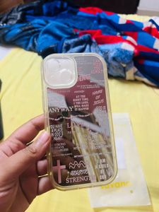 Clear Phone Case with Christian Quotes
