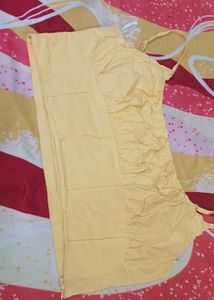 Yellow Spaghetti Strap Crop Top 😻