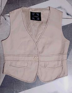 Stylish Beige Vest