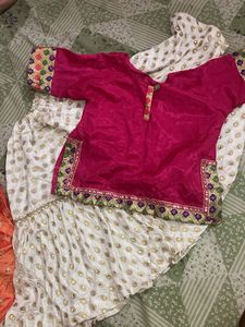 kids / girls gharara kurta dupatta set