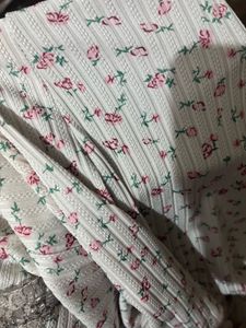 Cute Floral Print Bodysuit