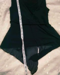 Elegant Black  h&amp;mExpress Wrap Top