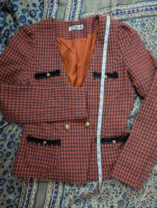 Chic Tweed Blazer - Classic Style