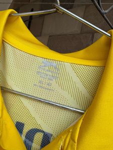 Men's Yellow Athletic Polo Shirt