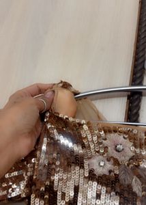 Sequin Embellished Maxi Party Dress
