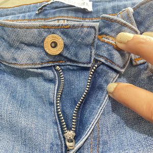 Dark Wash Distressed Jeans