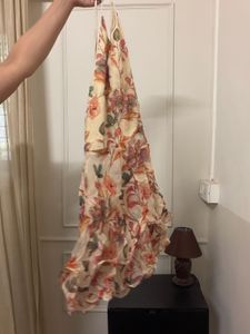 Festive Coord Set with floral Ruffles