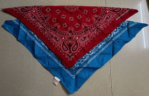 Paisley Bandana Set Red & Blue