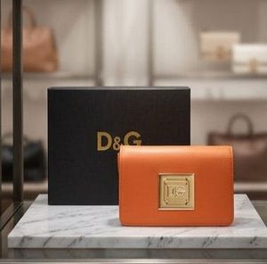 Dolce &amp; Gabbana White DG Clutch Bag