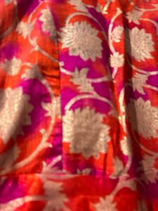 Elegant Red Floral Ethnic Gown