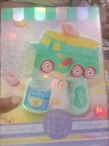 Cute Ice Cream Truck Bubble Gun