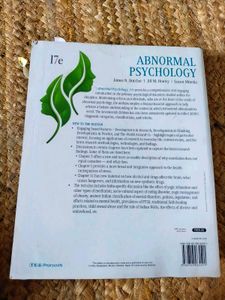 Abnormal Psychology 17e Textbook