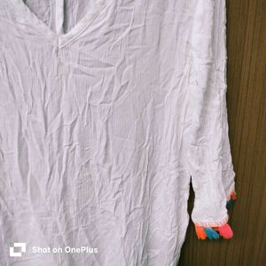 Boho White Dress