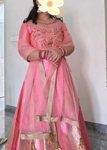 Anarkali Gown With Dupatta