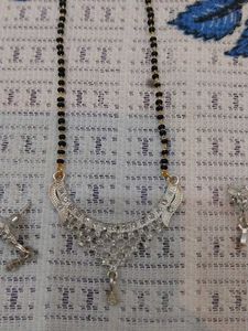 Elegant Mangalsutra with Earrings