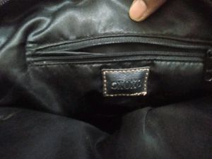 Leather Handbag.