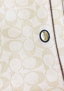 Authentic Coach Signature Monogram Crossbody Bag