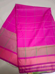 Pink Soft Silk Saree