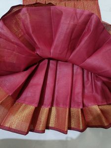 Red &amp; Gold Brocade Ethnic Skirt