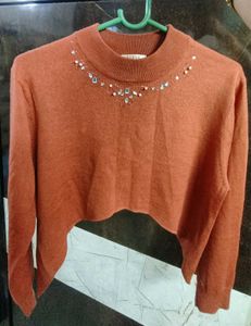 Sparkly Mock Neck Sweater