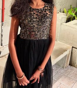 Elegant Black Sequined Lehenga Choli Set