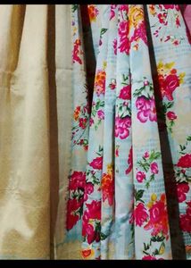 Floral Print Saree