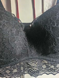 Victoria's Secret Push up Black Lace Bralette