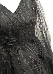 Stunning Black Sequin Gown