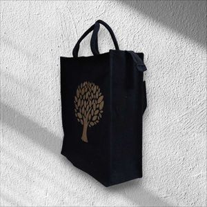 Beautiful Black Canvas Bag Combo For Gifting