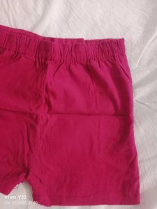 Pink and black Shorts combo offer
