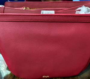 Iykyk Maroon Sold Crossbody Bag