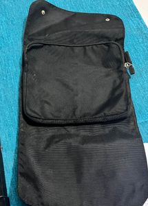 Peter England Black Briefcase Bag