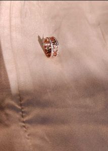 Rose Golden Tone Fashion Ring