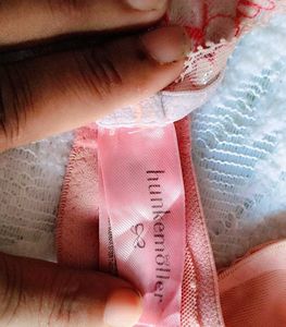 Pretty Pink Lace Bra with brief 👍