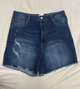 Women's High-Waisted Denim Shorts