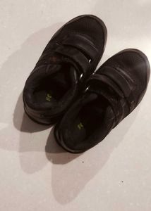 Kids Black School Shoes No.7