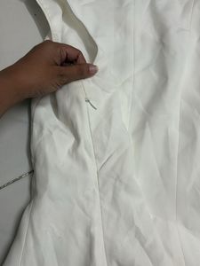 white formal top