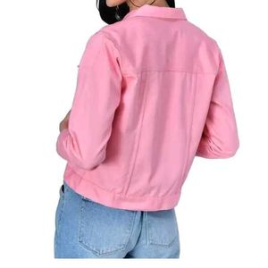 Pink Denim Jacket