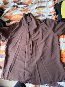 Combo sale there. brown&amp;white shirt