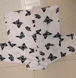 Butterfly Print Top