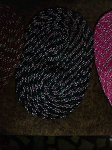 Set of 3 Oval Braided Coasters