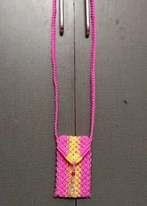 Handmade Macrame Phone Bag
