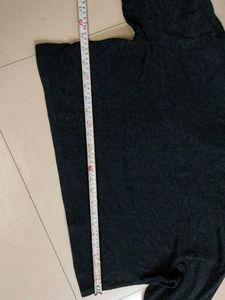 H&amp;M Dark Grey Cropped Hoodie