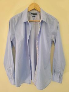 Tommy Hilfiger womens Light Blue Dotted Shirt 🔥